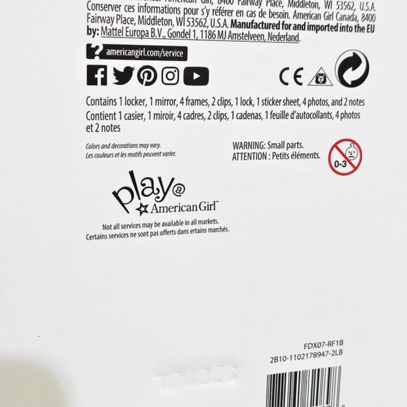 *American Girl* Truly Me School Locker Set - NEW! - FAST SHIP! - Picture 5 of 6